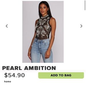 Pearl Ambition bodysuit